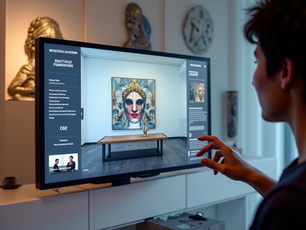 Galería digital interactiva para artista colombiano